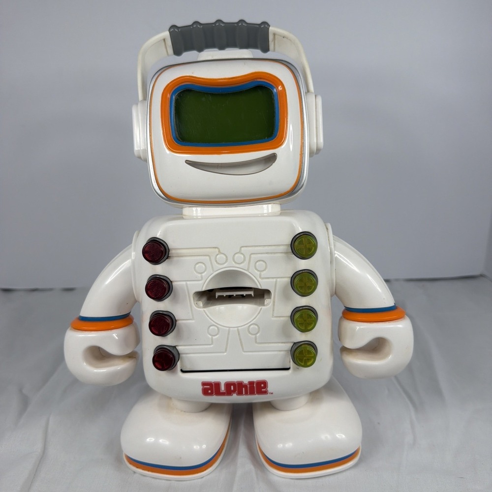 Playschool Robot Alphie Learning Lights Up, Talks, Tested/Works Great Robot Only